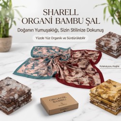 Sharell Organik Bambu Kraş Şal