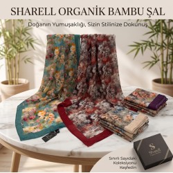 Sharell Organik Bambu Kraş Şal