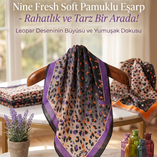 Nine Fresh Soft Pamuklu Eşarp