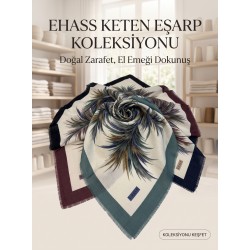 Ehass Keten Eşarp