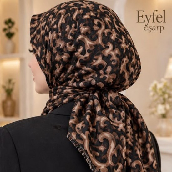 Eyfel Şal Desen Çekme Koton Yazma (17'li Mix Paket)