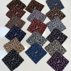 Eyfel Şal Desen Çekme Koton Yazma (17'li Mix Paket)