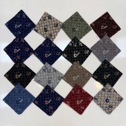 Eyfel Çiçek Desen Çekme Koton Yazma (16'li Mix Paket)