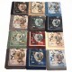 Eyfel Güllü Desen 120*120 Büyük Boy Pamuklu Eşarp (12'li Paket)