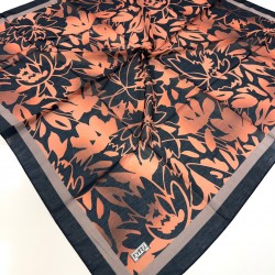 Eyfel Lotus Desen 120*120 Büyük Boy Pamuklu Eşarp (12'li Paket)