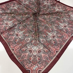 Eyfel Etnik Desen 120*120 Büyük Boy Pamuklu Eşarp (12'li Paket)
