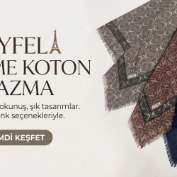 Eyfel Çekme Koton Yazma