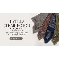 Eyfel Çekme Koton Yazma