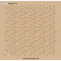 (5'li Paket) Çıtır Çicekli Reyyan İpek 100 Cm Desenli Oyalık Yazma REYYAN-183