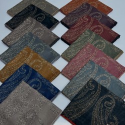 Lopres's Şal Desenli Kenarı El Dikişli Soft Pamuklu Eşarp
