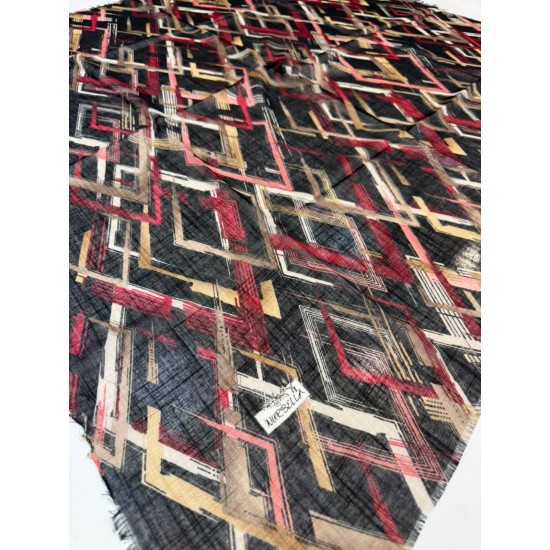 Nurbella Zigzag Desen Pamuklu Flamlı Yazma (16'lİ Paket)