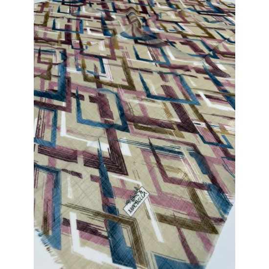Nurbella Zigzag Desen Pamuklu Flamlı Yazma (16'lİ Paket)