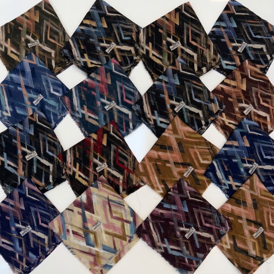 Nurbella Zigzag Desen Pamuklu Flamlı Yazma (16'lİ Paket)